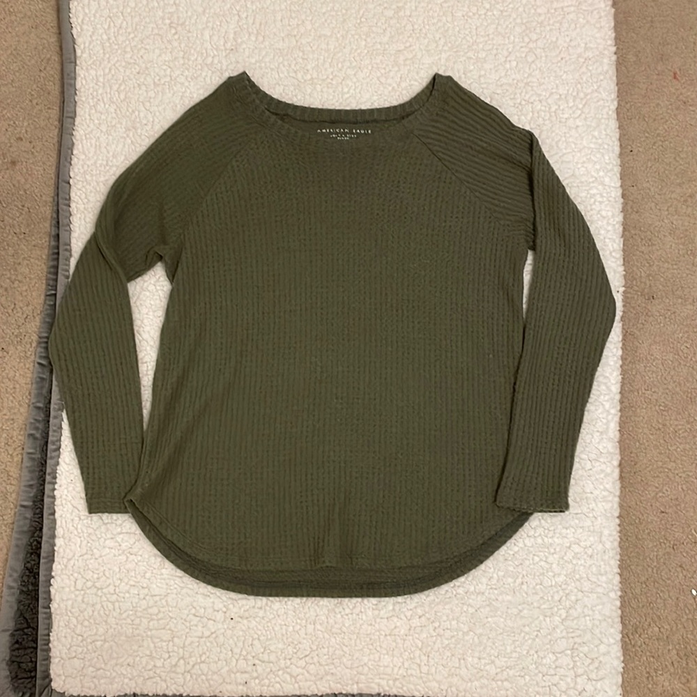 Green sweater American Eagle